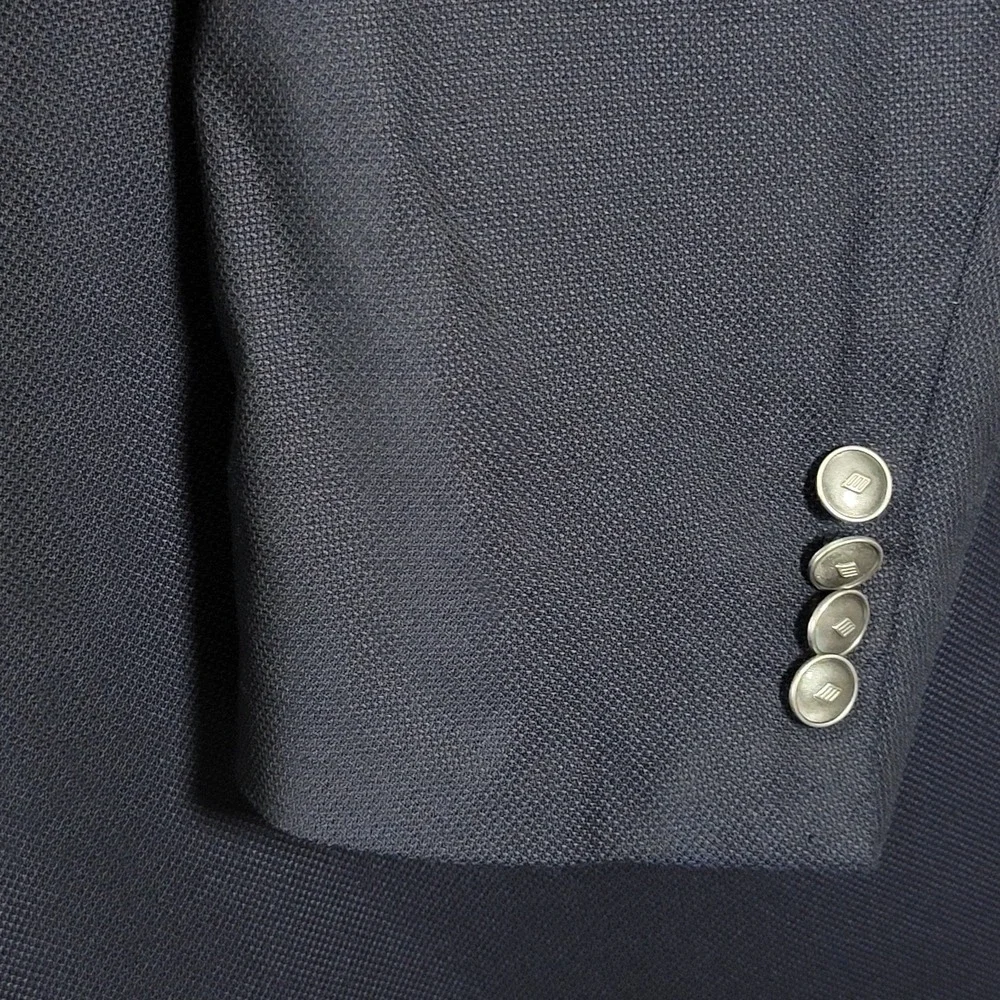 Joseph Abboud Men's Sport Coat Blazer Two Button Deep Navy Reda Super‎ 110s 50R